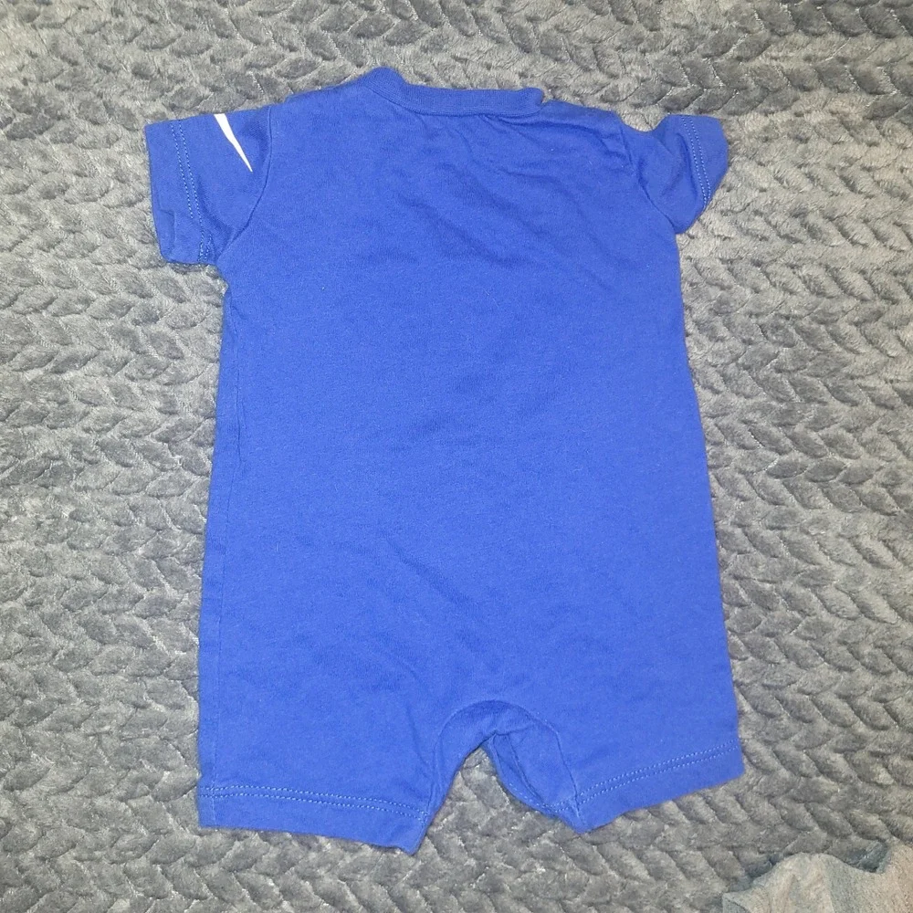 Nike Jordan Baby Rompers Bundle Newborn Just Do It Nike Air Blue Gray Red 3pc